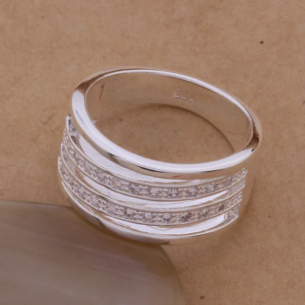 AR327 серебряное цветное кольцо модное ювелирное изделие хорошо