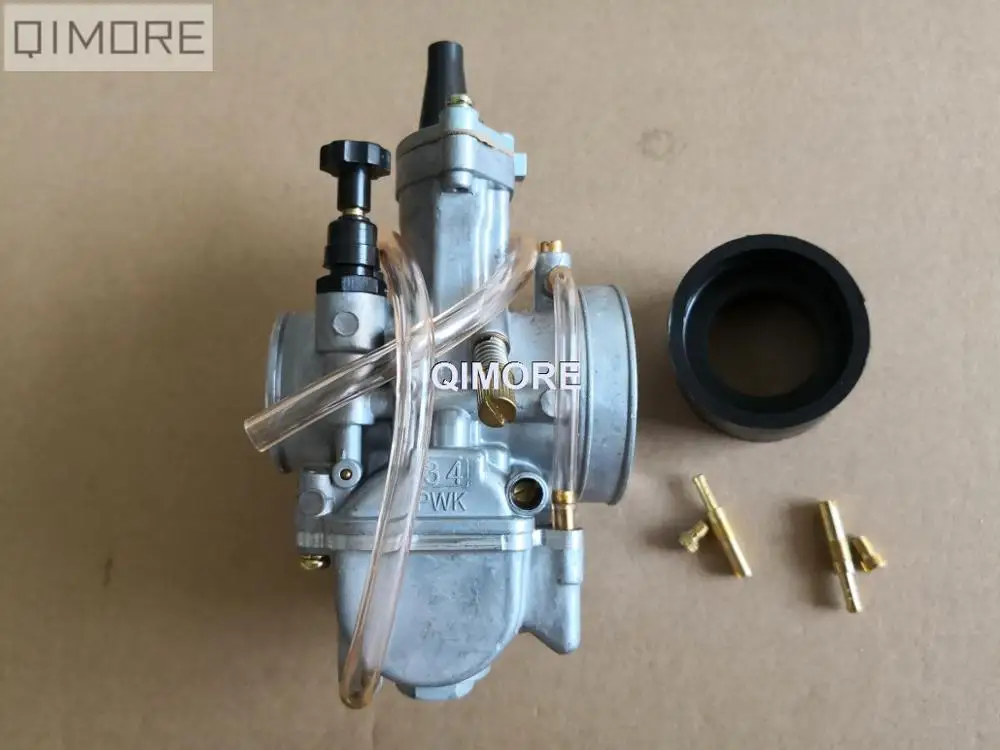 OKO34 OKO 34 OKO 34 мм PWK плоский карбюратор для ATV QUAD Dirt Bike скутер GY6 125 150 RTL250 CR125 DT125 175
