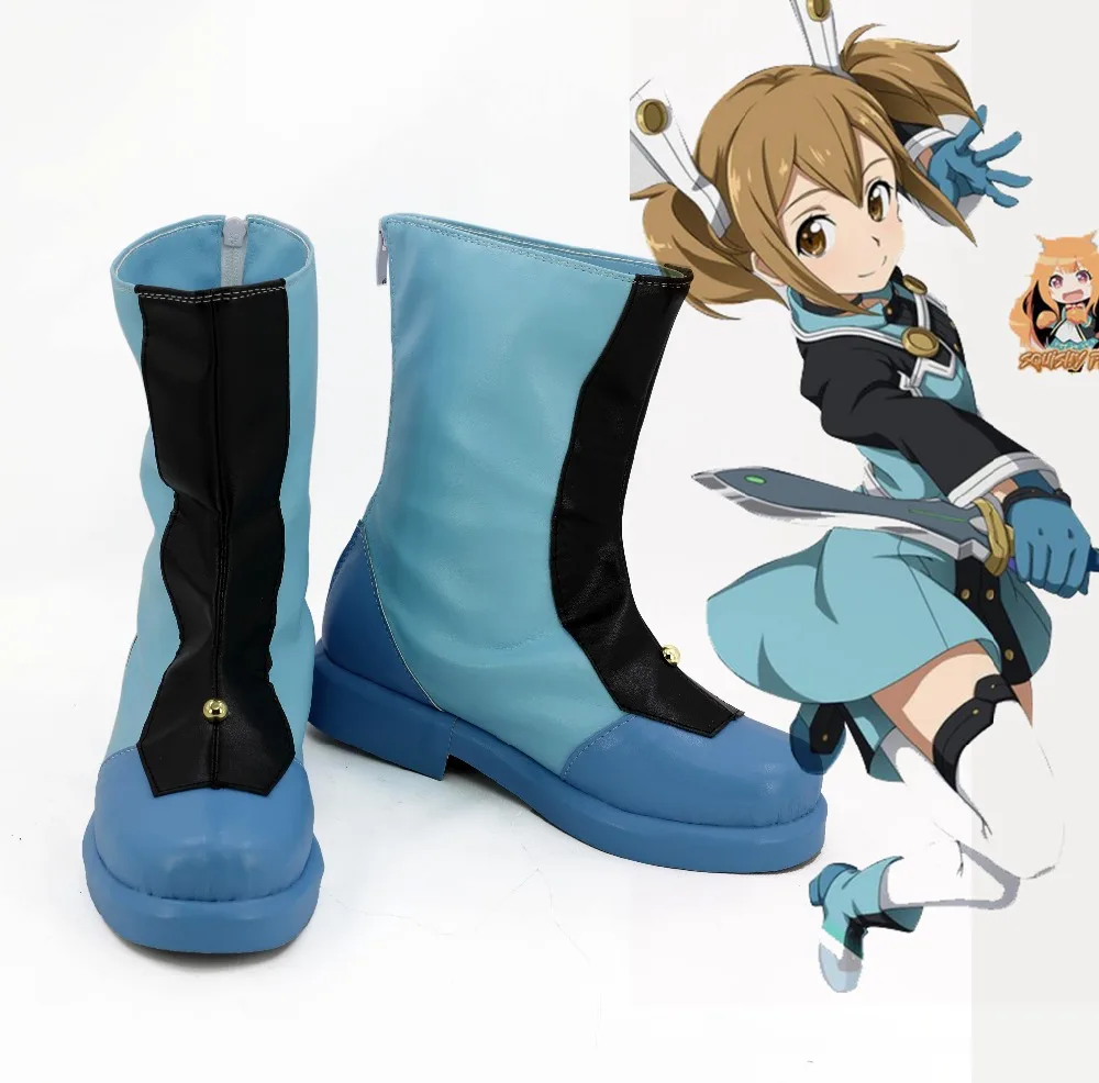 Бесплатная доставка аниме меч искусство онлайн кремнезем косплей обувь для
