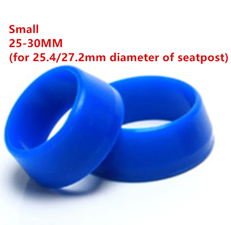 Blue small Подседельный штырь для горного велосипеда резиновое кольцо пылезащитный чехол для велосипеда Силиконовый водонепроницаемый велосипедный Подседельный штырь защитный чехол MTB подседельный штырь карбоновый - Цвет: Blue small