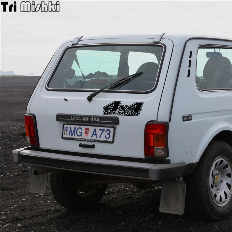 Tri Mishki HZX304# 10*28.2см 4x4 off road lada niva uaz patriot виниловые светоотражающие наклейки на авто