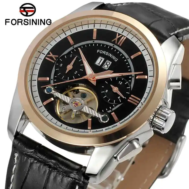 FORSINING Tourbillon Мужские s часы военный армейский Спорт Часы мужские лучший бренд класса люкс автоматические