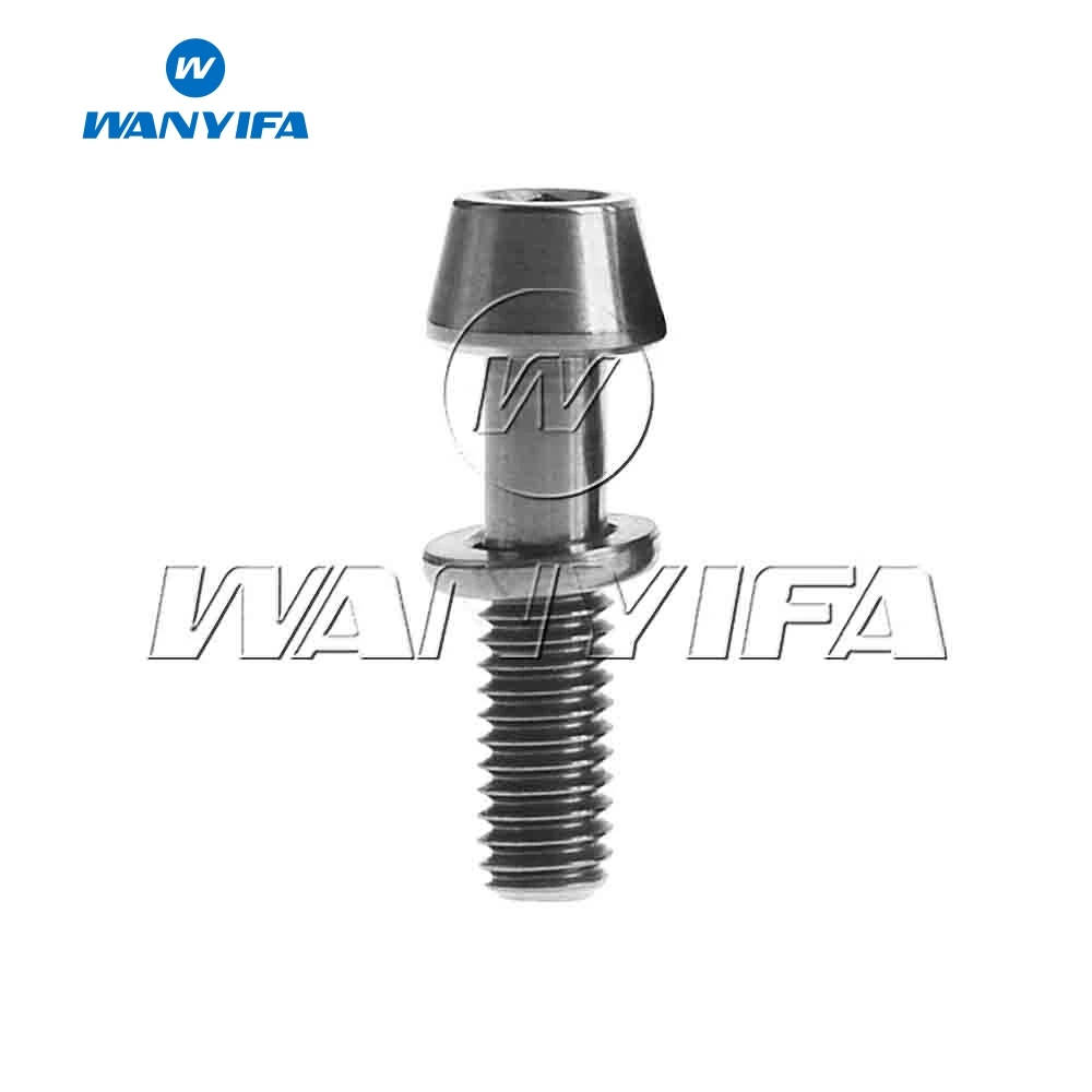 Original Титановый болт Ti M4x15.3mm шестигранный конус с шайбами титановые винты для велосипеда Ritchey C260 - Цвет: Original