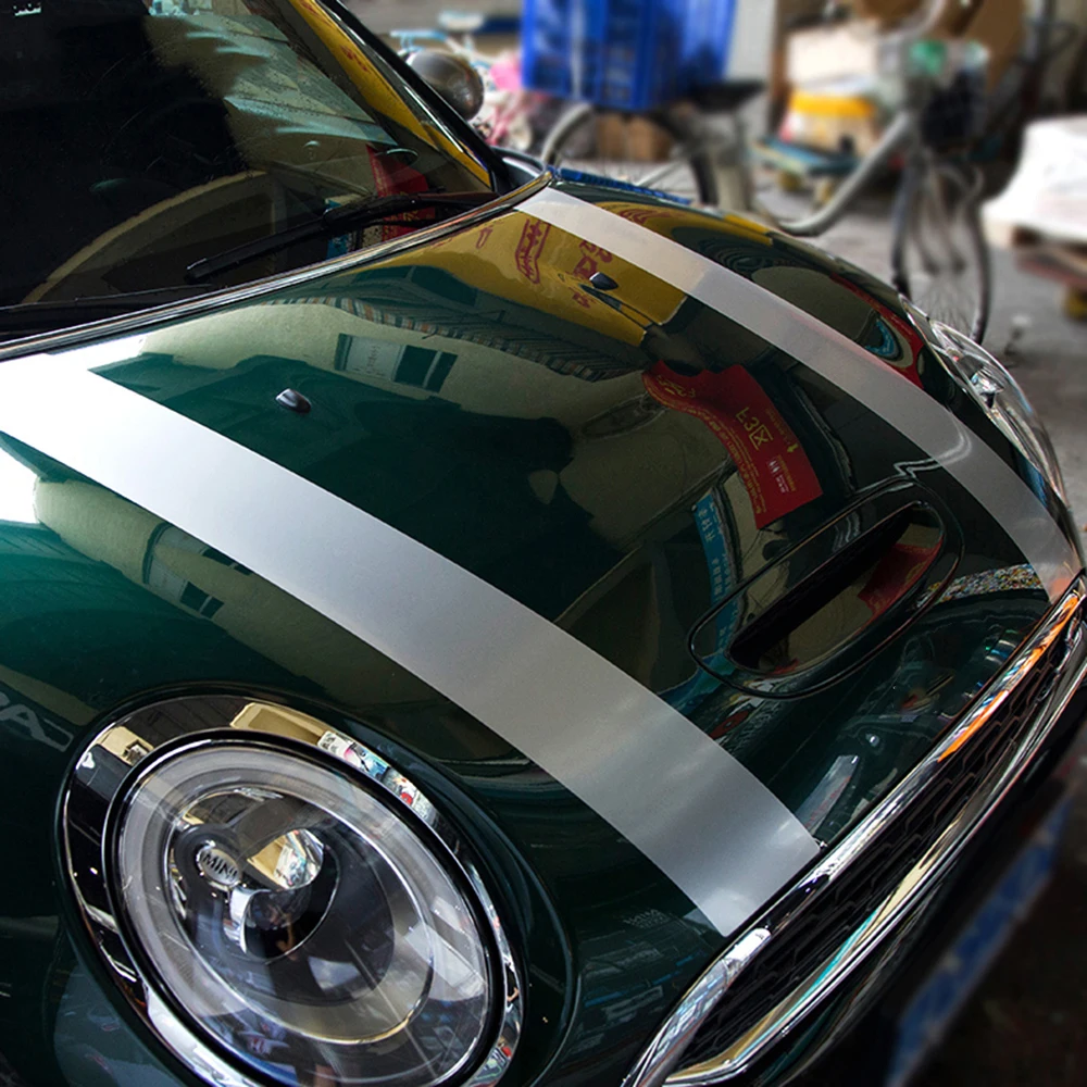 Полосатые линии графическая наклейка капот задний багажник автомобильные