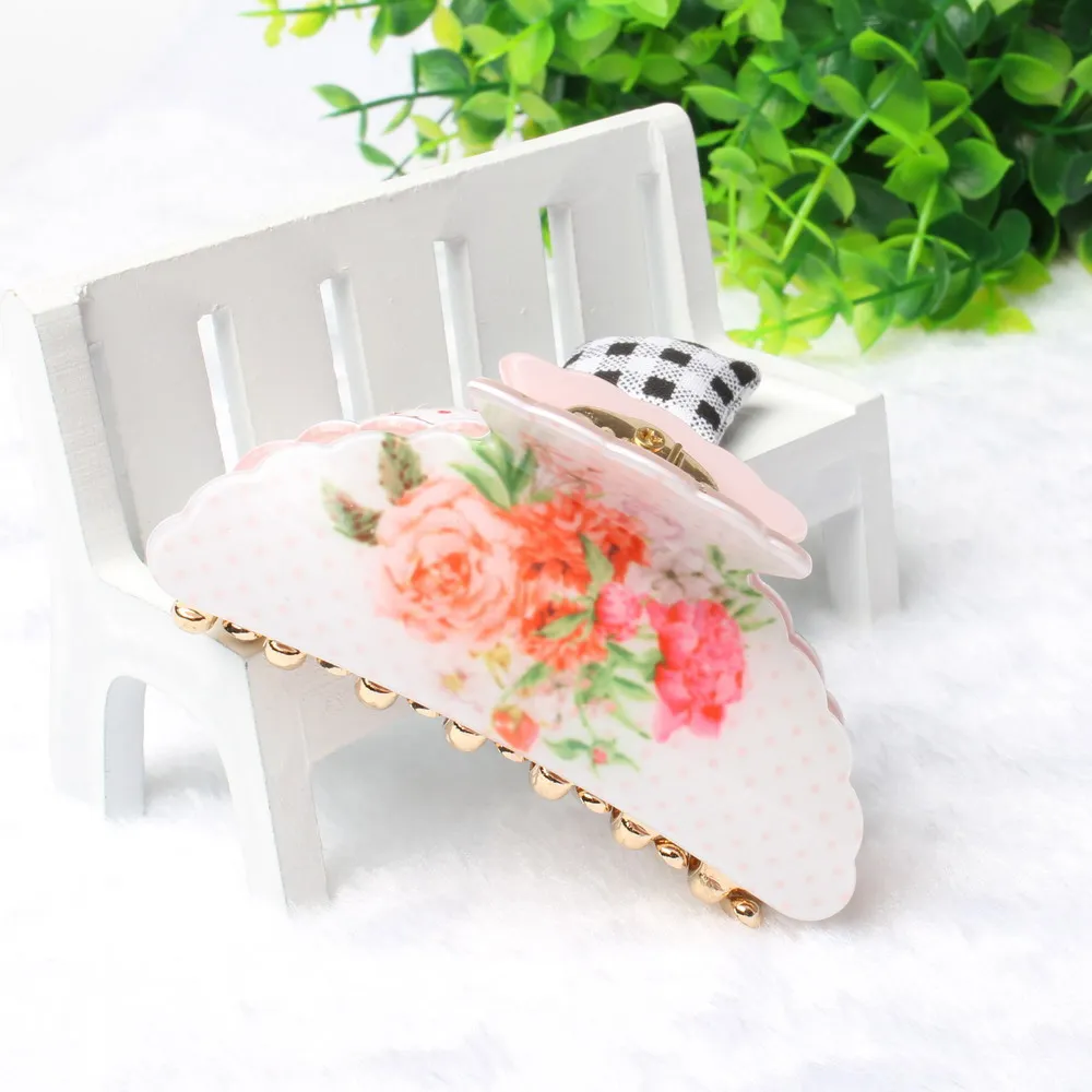 Акриловые крабы для волос