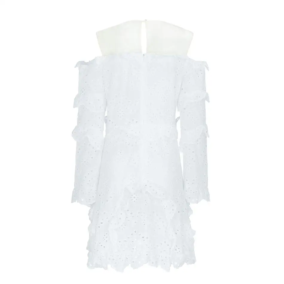 Новейшее знаменитое вечернее платье для женщин с длинным рукавом открытыми