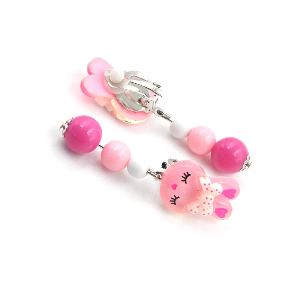 1 пара корейский стиль заколки для ушей детская клипса серьги креативные