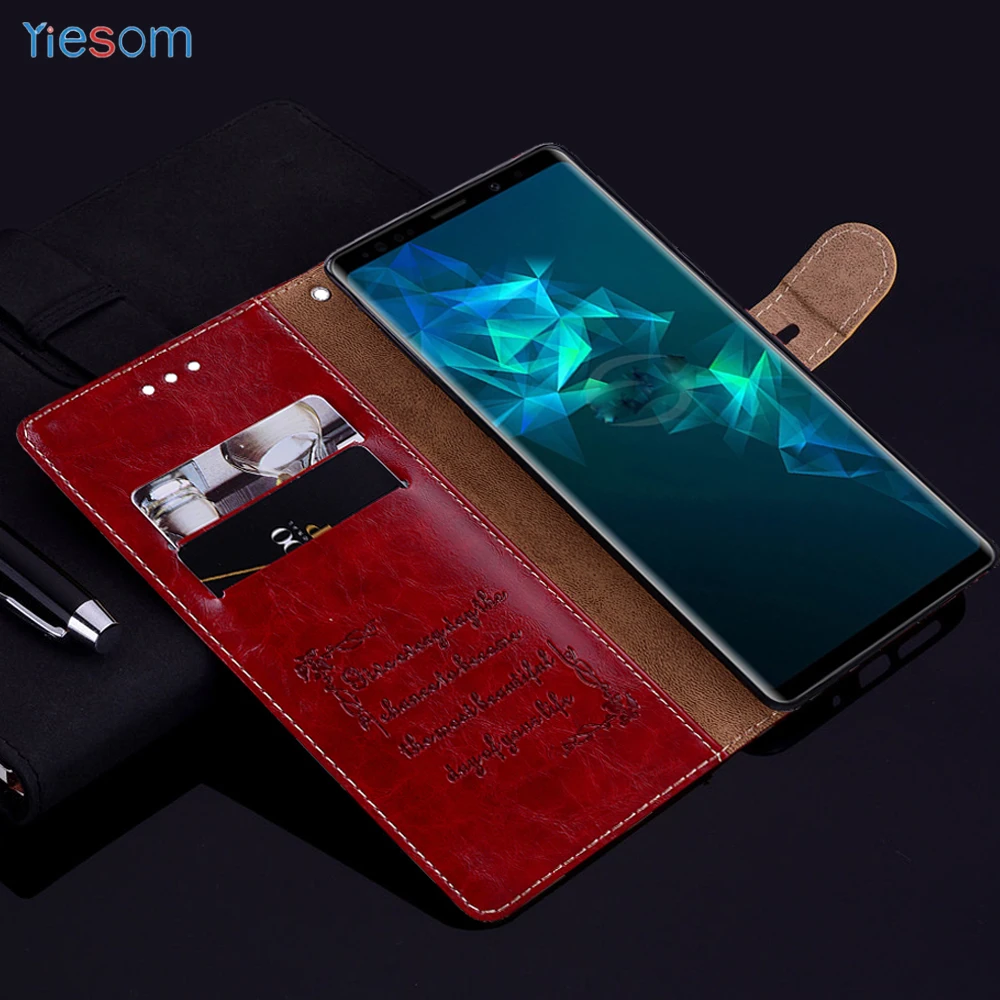 Кожаный чехол для Samsung Galaxy A7 2018 A750 Note 9 8 S9 S8 S10 бумажник мягкий силиконовый J4 J6 Plus J8 J2