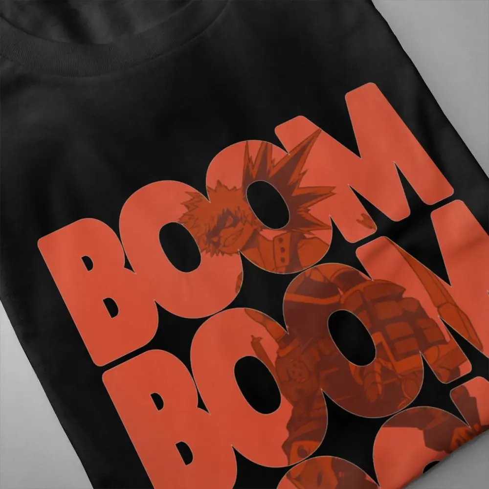 All might футболка для мужчин Boom Bakugou кацуки Дешевые тройник органический хлопок BONADIAO