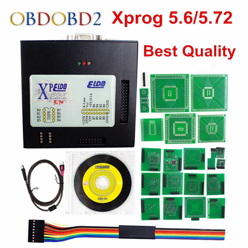Новейшая версия XPROG-M 5,75 ECU программист Xprog M V5.72 ECU чип тюнинг лучше чем X-Prog M box 5,6 чип программист