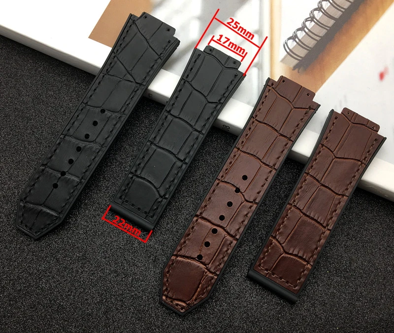 Ремешок из натуральной коровьей кожи для Hublot мужской ремень большого взрыва