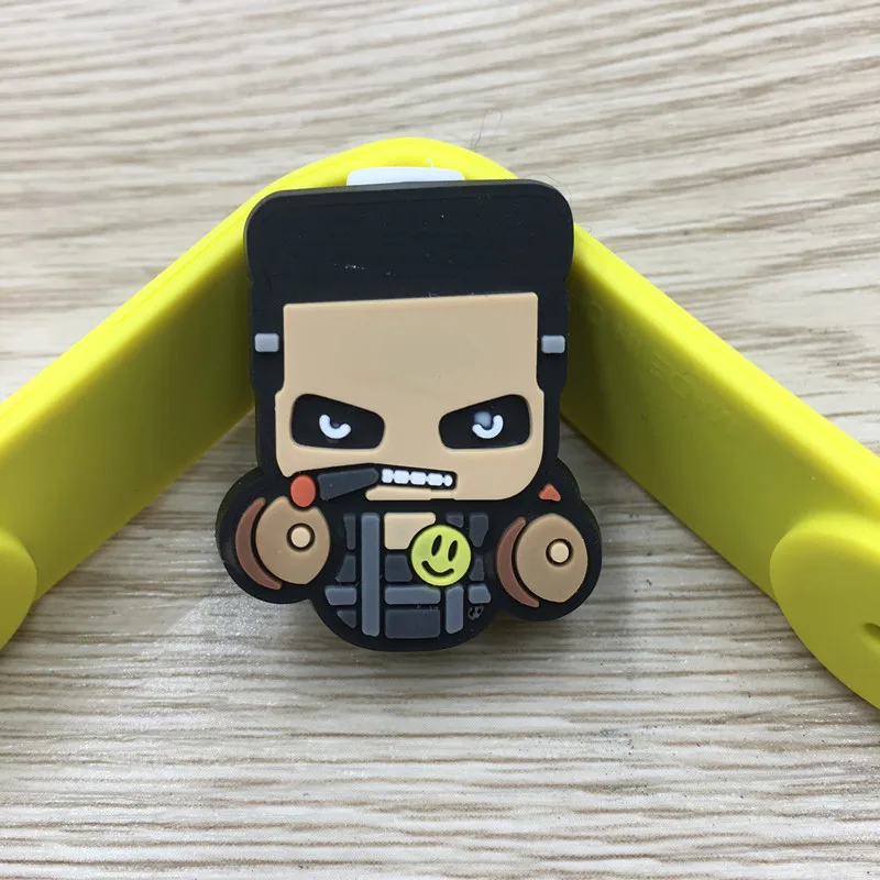 100 шт мультфильм USB кабель протектор управление Органайзер линии передачи данных клип протектор де Кабо сматывание кабеля для iPhone samsung huawei