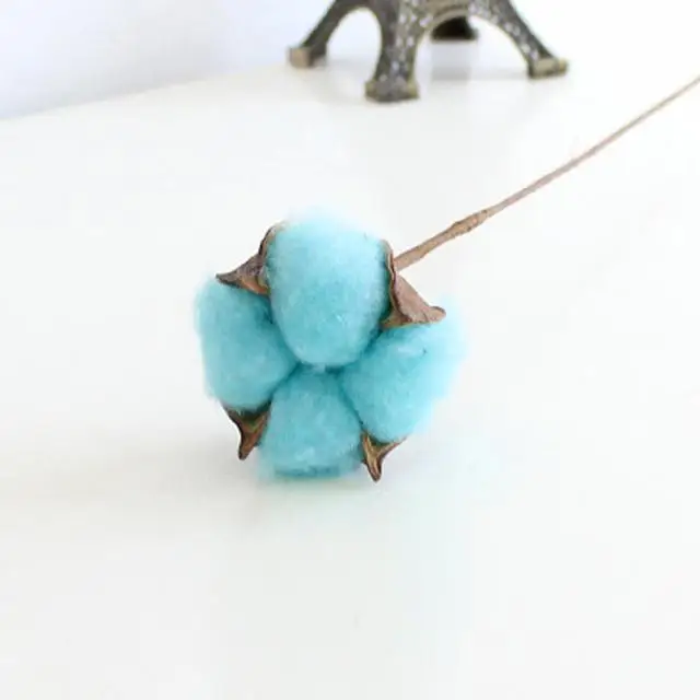 Украшение из натурального хлопка длиной 60 см искусственные сушеные цветы