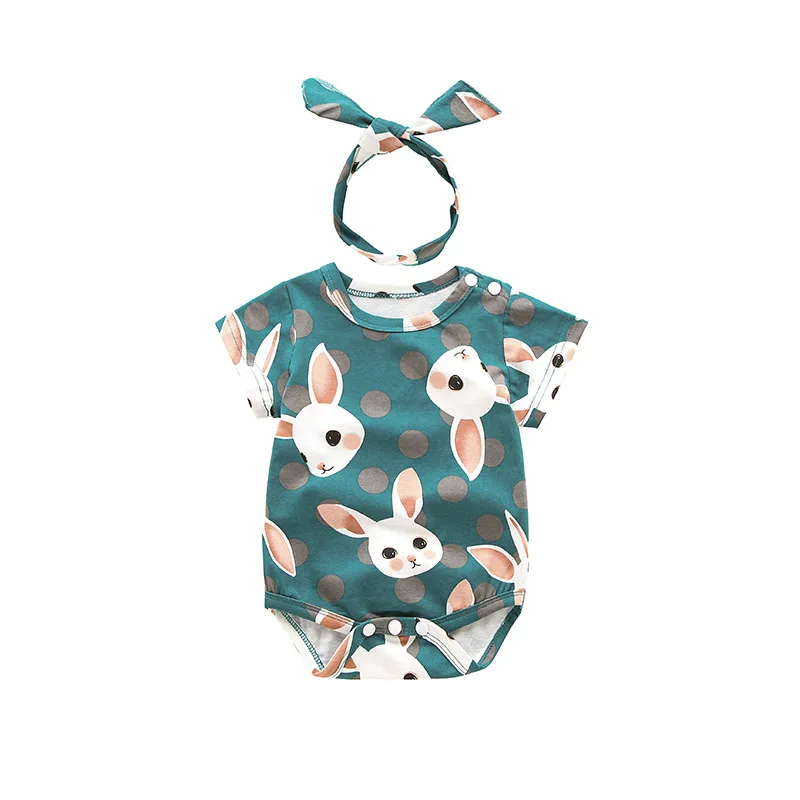 Комбинезон для новорожденных из хлопка с повязкой на голову|body infantil|baby bodysuitsnewborn