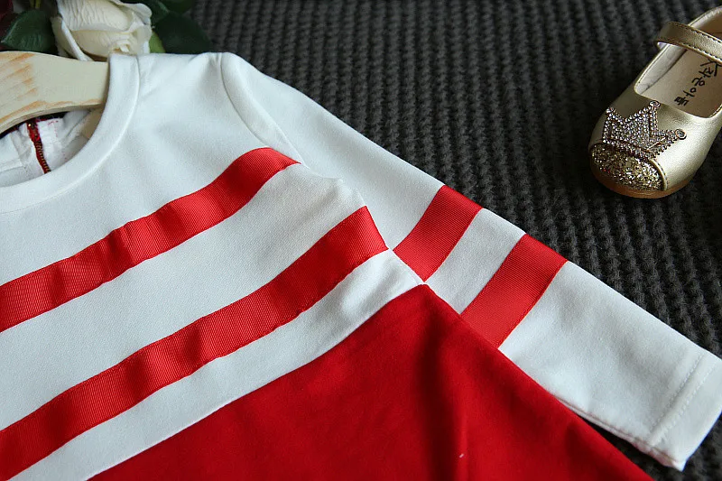 Оптовая (5 шт./лот)-2016 весна осень кружева платье принцессы для возраст 2-7 ребенка