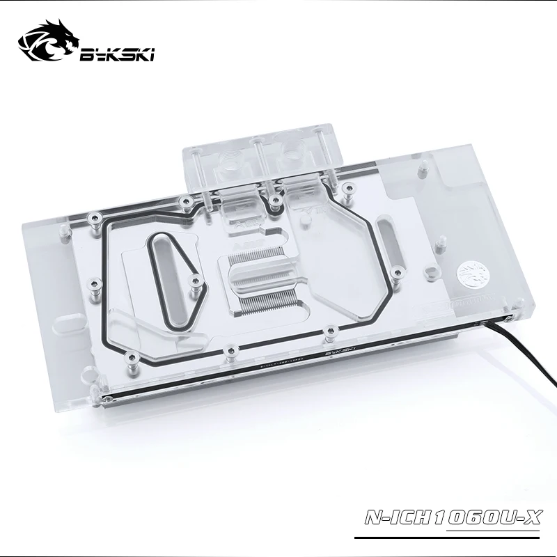 Bykski N ICH1060U X VGA полное покрытие блок водяного охлаждения со светодиодной