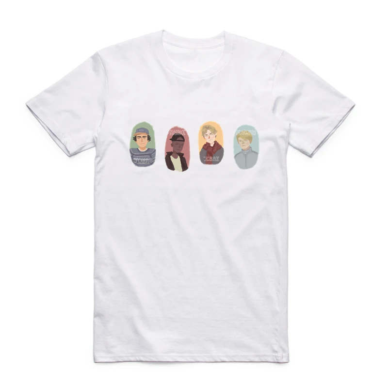 Мужская и женская футболка с принтом S-XXX белая модная повседневная коротким