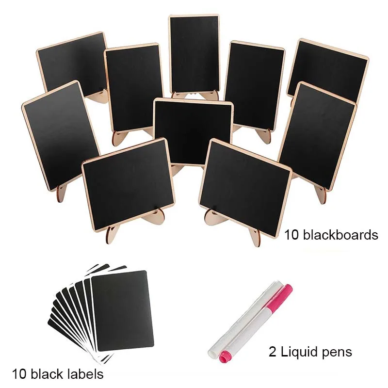 22pcs blackbord set Mr and Mrs знак украшения для свадебного стола декоративные золотые серебряные буквы Mr& Mrs для Boda свадебные фото реквизит фоны - Цвет: 22pcs blackbord set