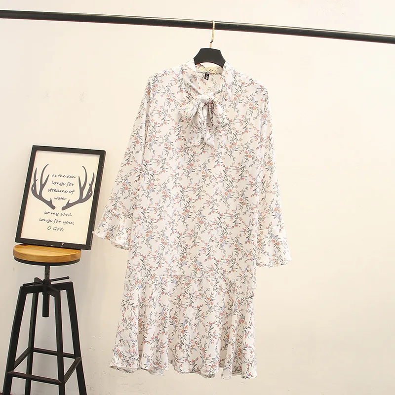2019 Плюс Размер повседневные платья Весенняя женская одежда модное свободное