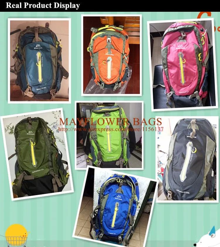 Maleroads 50л 40л походный рюкзак Водонепроницаемый рюкзак для путешествий Mochilas подростковые спортивные сумки для альпинизма для мужчин и женщин