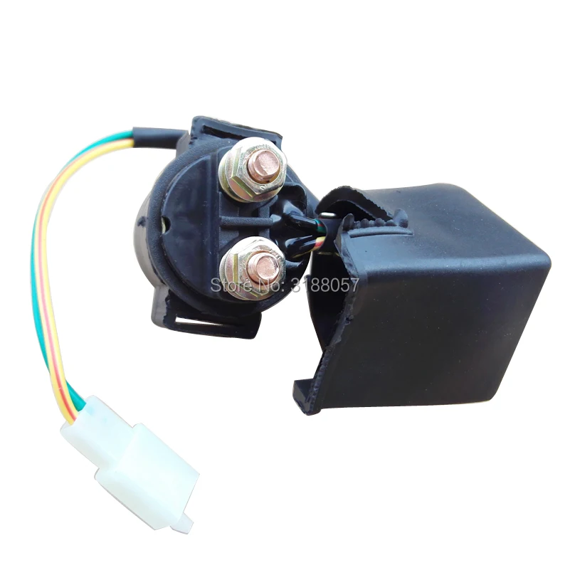 2 провода реле стартера соленоида для GY6 50CC 90CC 100CC 110CC 125cc 150cc 139QMB 157QMJ Скутер мопед ATV