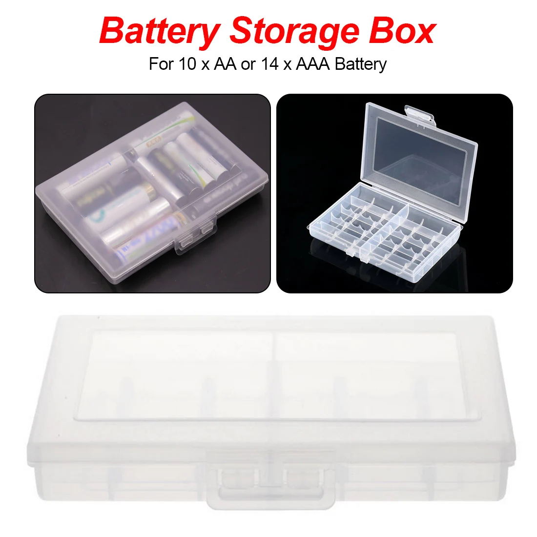 Держатель для батареи жесткий пластиковый чехол держатель хранения батарей