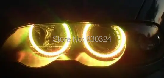 4X131MM SMD СВЕТОДИОДНЫЙ ангельские глаза гало кольца DRL светильник для BMW E46 E39 E38 E36