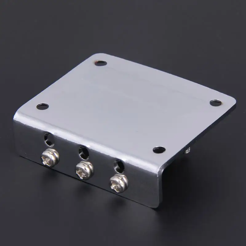 Части гитары для сигар: 3 струнный хромированный Жесткий Регулируемый мост