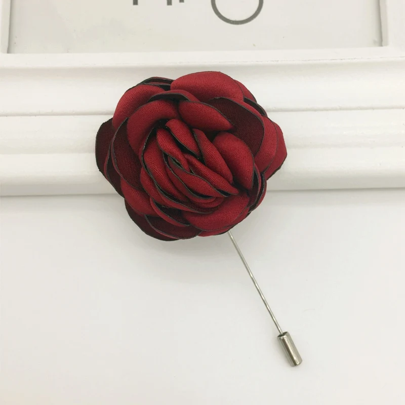 Корейское цветочное украшение-брошь ручной работы имитация цветка застежка для