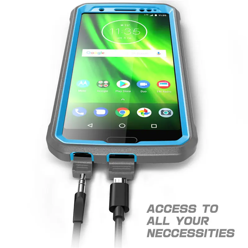 Для Moto G6 чехол SUP чехол UB Pro полный корпус прочная кобура крышка со встроенной защитной пленкой для Moto G6 чехол выпуска
