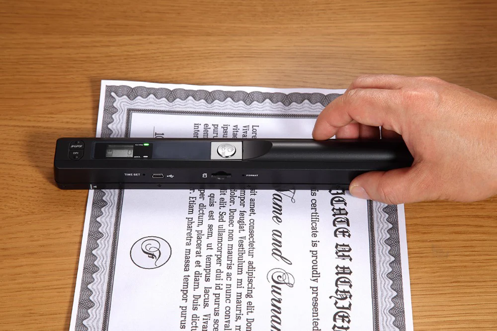 Портативный цифровой мини сканер 900DPI Handyscan портативный беспроводной ручной А4