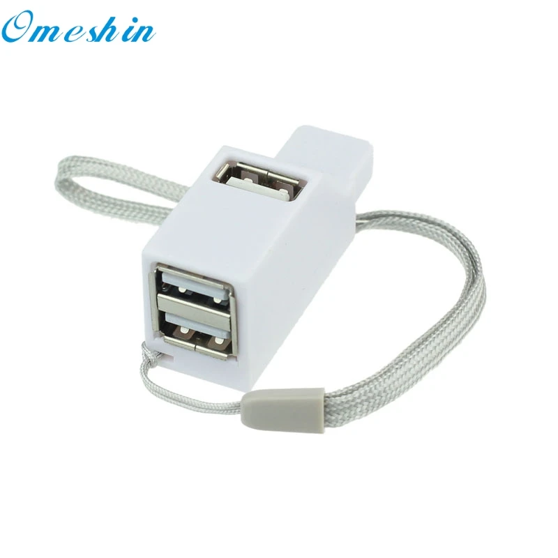 Новый 3-портовый высокоскоростной мини-концентратор USB 2 0 OMESHIN SimpleStone для ноутбука