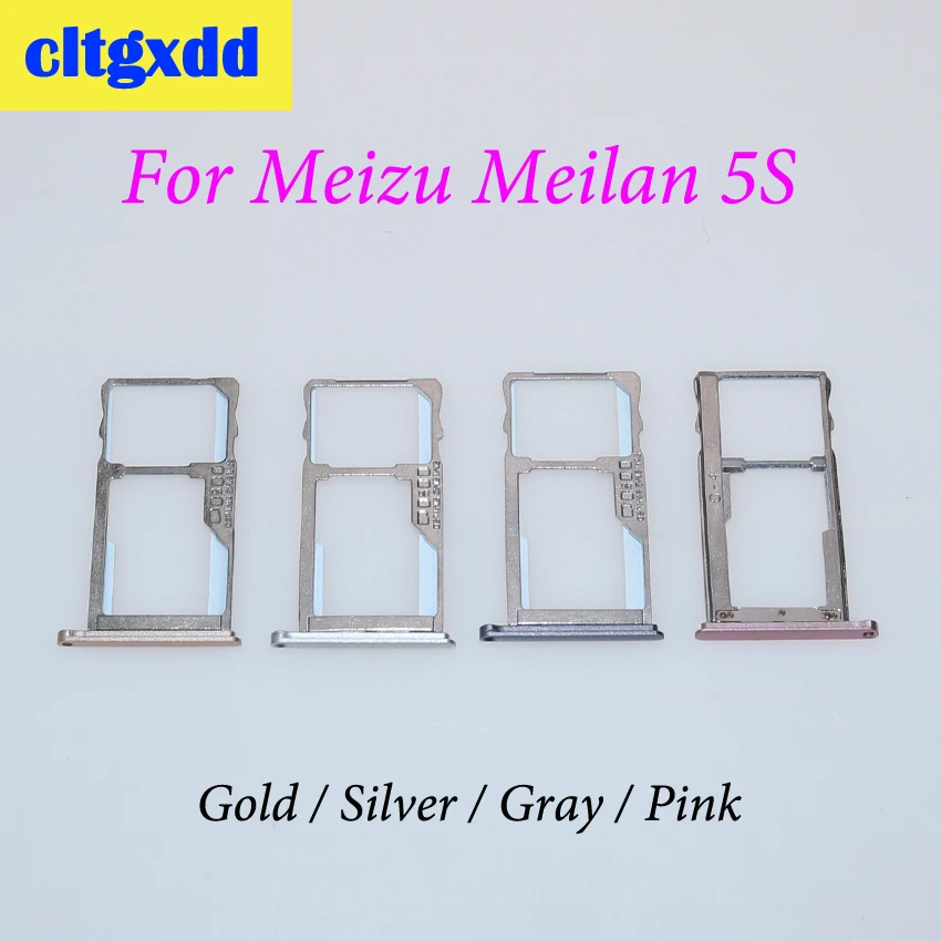 Cltgxdd держатель слота для сим-карты для meizu meilan 5S M5s 3S M3S слот карты Micro SD лоток гнездо адаптер Замена Ремонт Запасные части