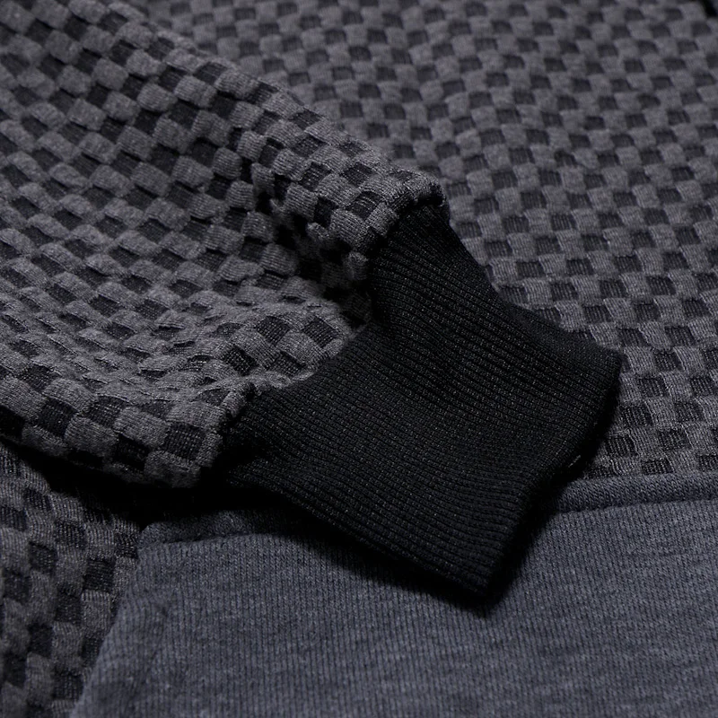 Высококачественная Толстовка для мужчин 2019 Новинка модный бренд в клетку