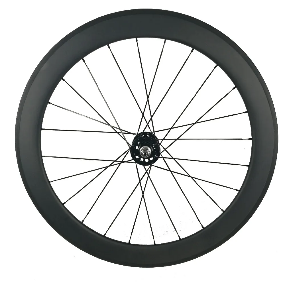 High quality 23mm width U-Shape 60mm tubular carbon track wheels quick deliery China made fixed gear&ampsingle speed wheel sets | Спорт и
