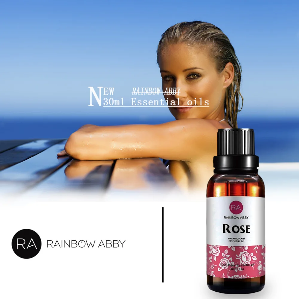 100% натуральное розовое масло для ухода за кожей гладкое увлажняющее улучшения