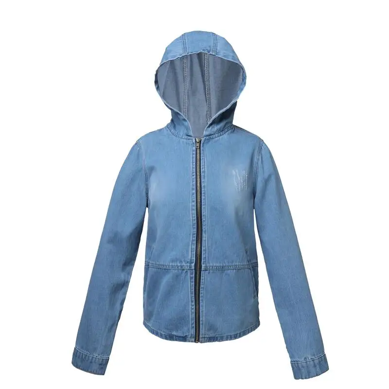 Весна осень новинка 2020 женское джинсовое пальто с карманами длинными рукавами на