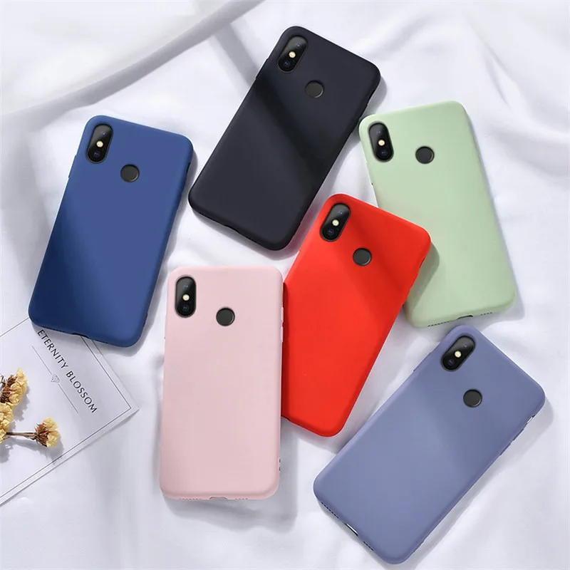 For Xiaomi Redmi Note 7 Case Liquid Silicone TPU Soft Cover on Mi 9 8 SE A2 Lite 6 6A K20 Pro Phone Cases Coque Fundas |