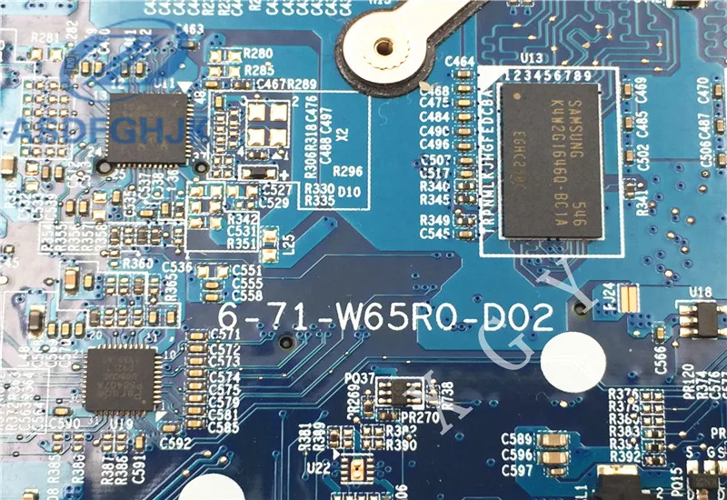 Материнская плата для ноутбука 6 71 W65R0 D02 Hasee Raytheon clevo W650RC материнская 77 W650RC00 3D DDR3L 100%