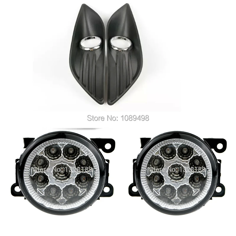 1 комплект автомобильные передние белые светодиодные противотуманные фары с