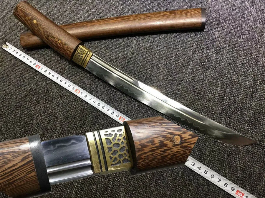 Уникальный японский короткий меч Wakizashi глина из закаленной стали T10|Мечи| |