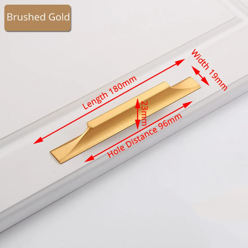 Gold 96mm KAK, американский стиль, черные ручки для шкафа, золото, твердый алюминиевый сплав, кухонный шкаф, ручки для выдвижных ящиков оборудование для обработки мебели - Цвет: Gold 96mm