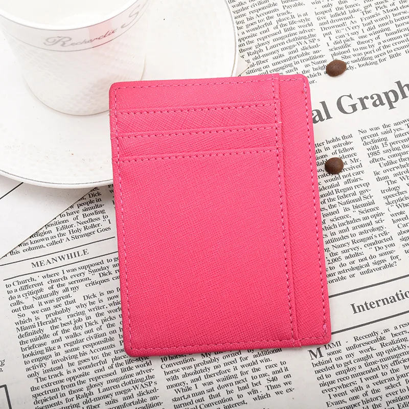 2020 New Style High Quality Saffiano Leather Customed Initials Letters Unisex Card Holder Ladies Id Case Credit Wallet | Багаж и сумки