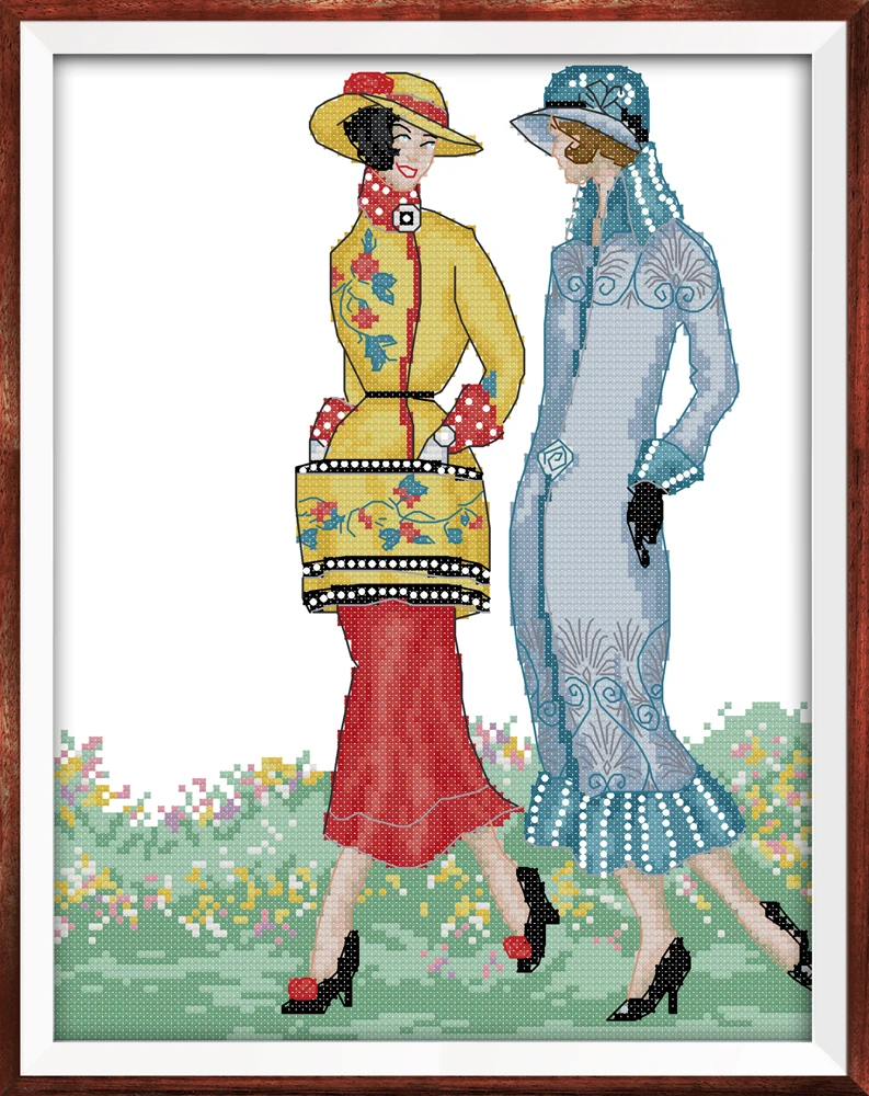 Набор для вышивки крестиком My fair lady aida 14ct 11ct с рисунком холсты стежков рукоделие