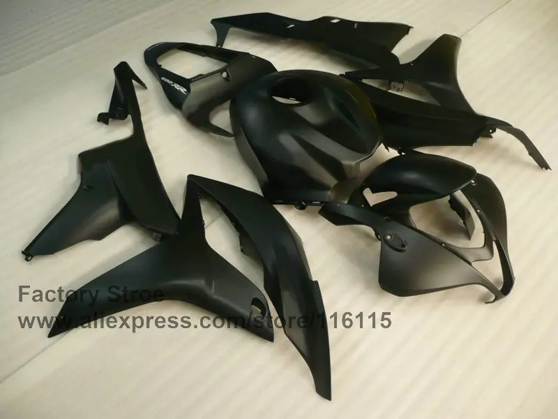 Полностью черные детали для мотоцикла литья под давлением Обтекатели HONDA CBR 600 RR