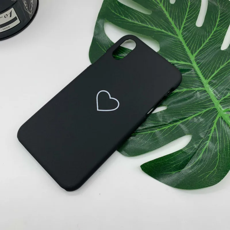 Xindiman матовый чехол для телефона iphone5s 6 6s plus Жесткий ПК милый мультяшный с надписью