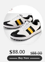 Новинка года; Zapatos De Golf Pgm; оригинальные мужские туфли для гольфа с 3d платформой; дышащие водонепроницаемые лакированные туфли из воловьей кожи с фиксированными заклепками
