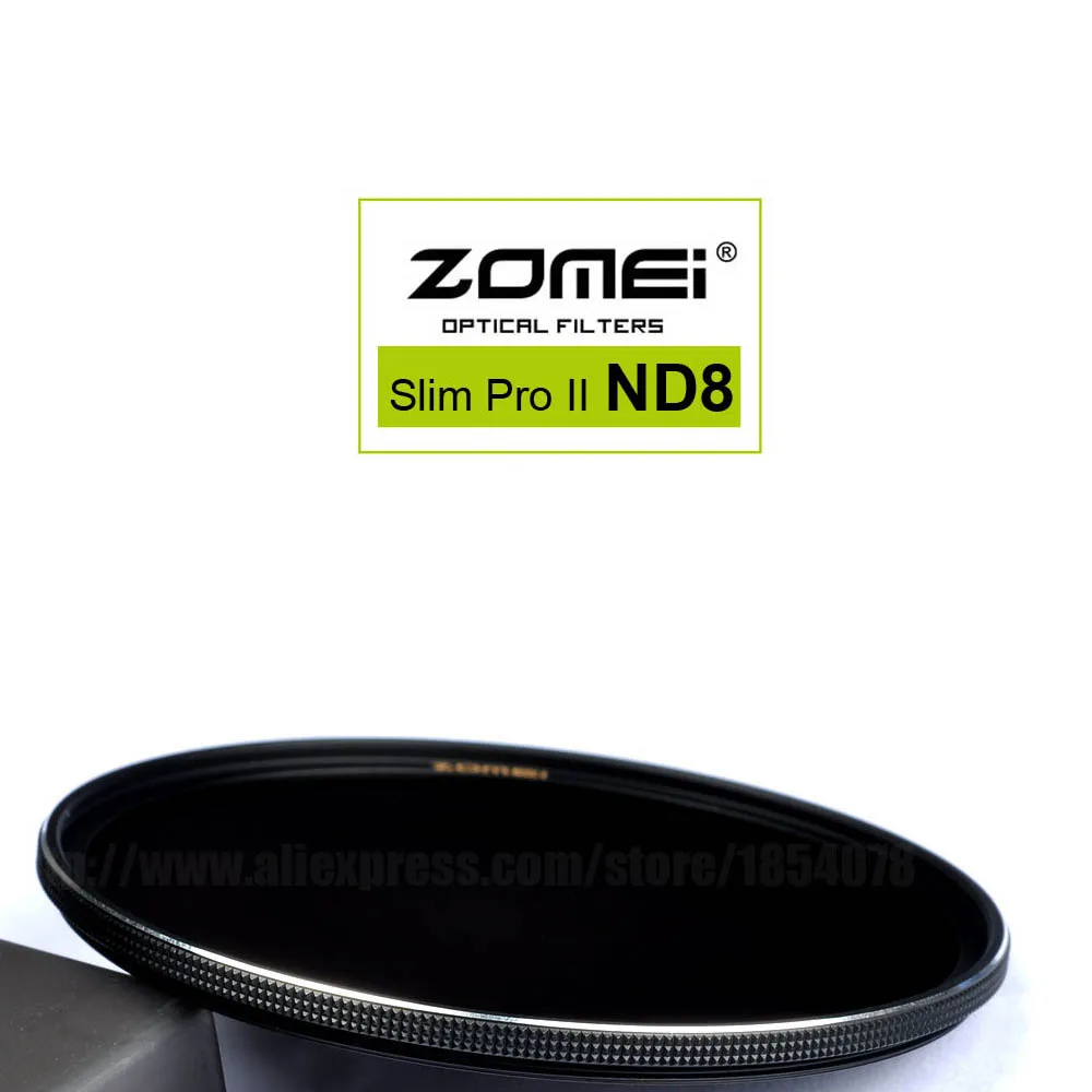 Новый оптический фильтр Zomei MC ND8 ND0.9 52 мм 58 67 72 77 82 Pro для объектива Canon Nikon Sony Sigma |