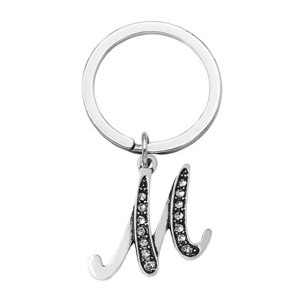 Популярные Стразы с кристаллами буква начальной столицы простой брелок именем