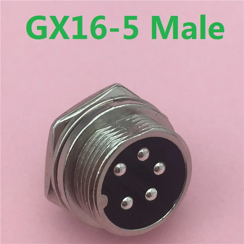 1 шт. GX16 5-контактный Штекерный круглый разъем диаметром 16 мм проводной панельный